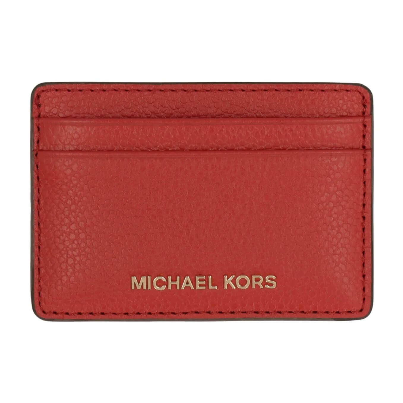 

Визитница Michael Kors Pebbled Calfskin, красный