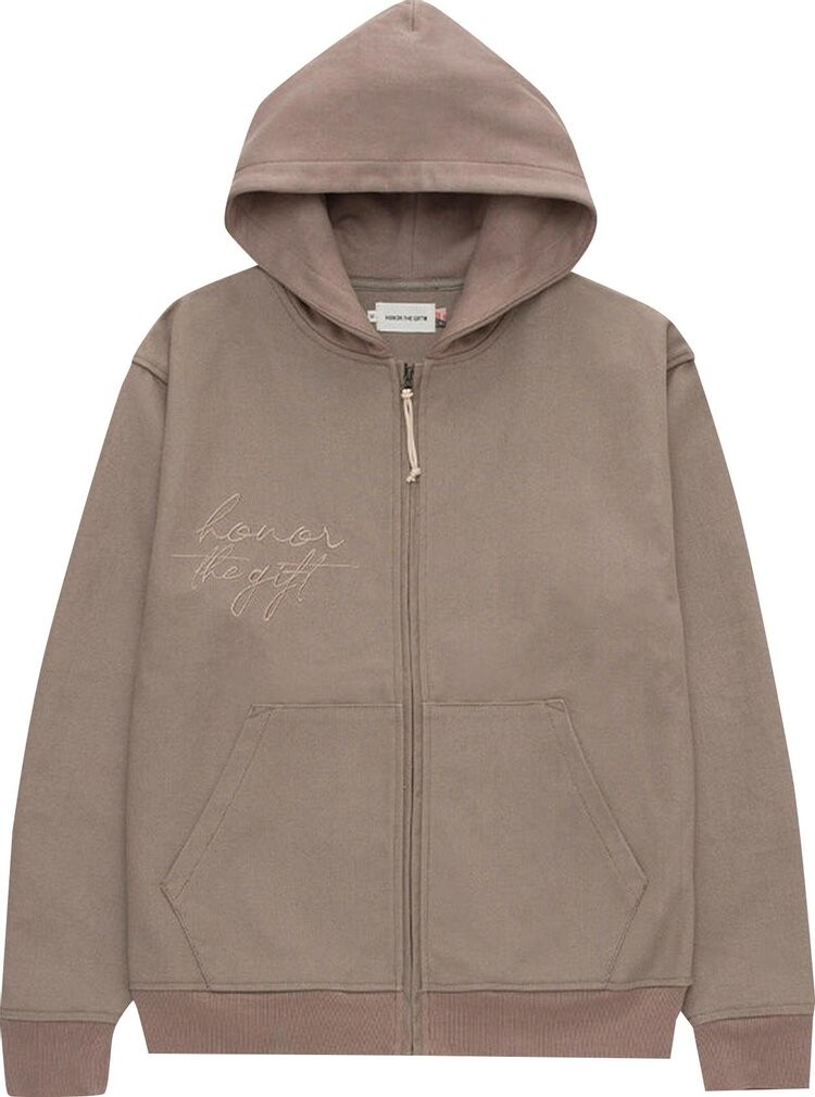 

Худи Honor The Gift Full Zip Truth Hoodie Grey, серый