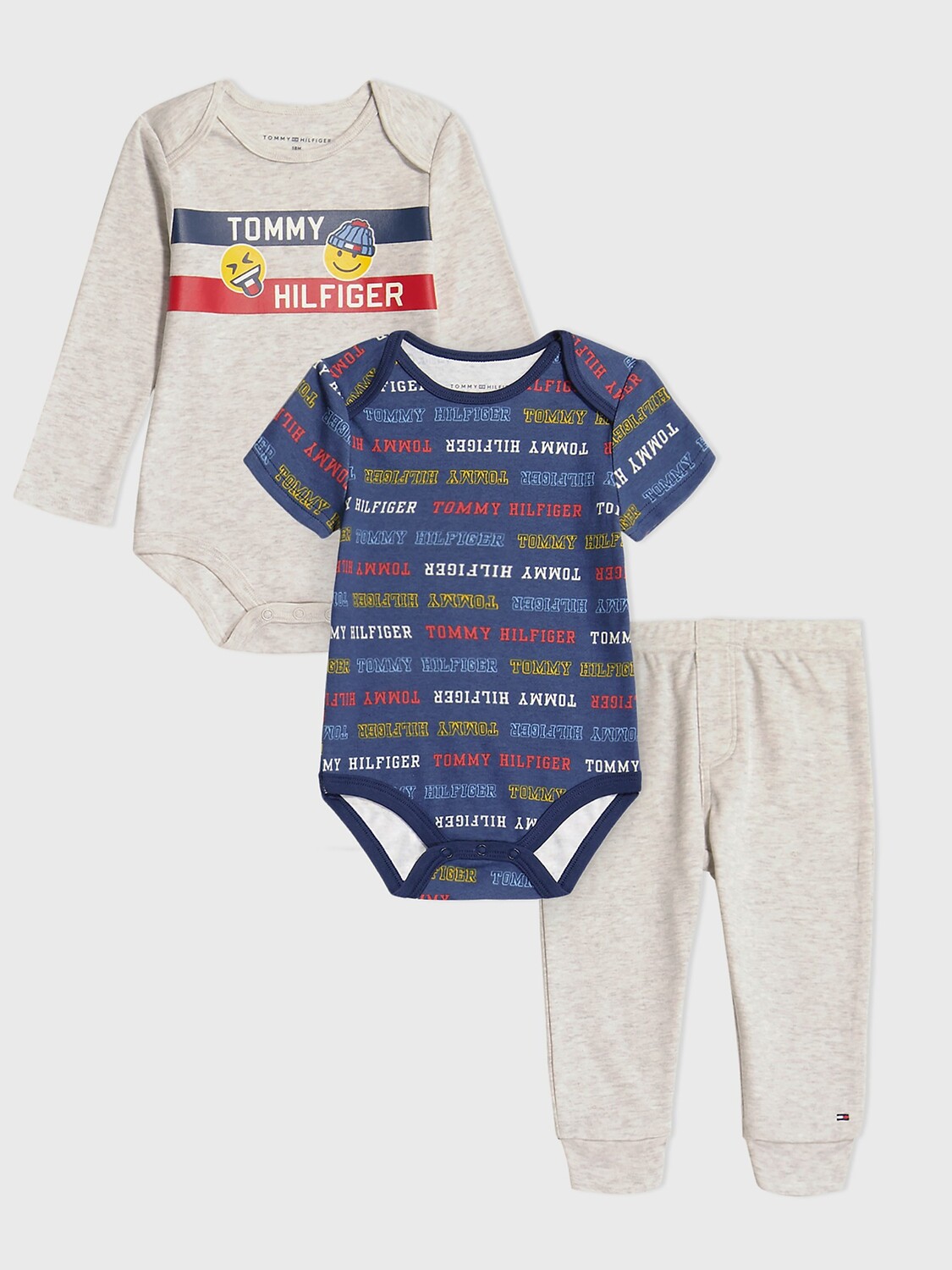 

Комплект боди и брюков для малышей 3 шт. Tommy Hilfiger, ассорти