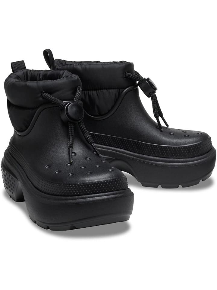 

Сапоги Crocs Winters Stomp Puff, черный