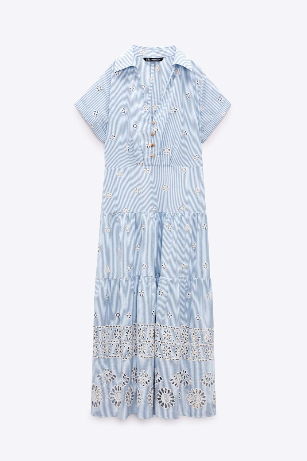 

Платье Zara Embroidered, мультиколор