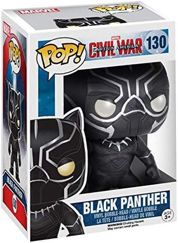 Фигурка Funko POP Marvel: Captain America 3: Civil War Action Figure - Black Panther фигурка funko action figure fnaf s7 radioactive foxy gw 59684