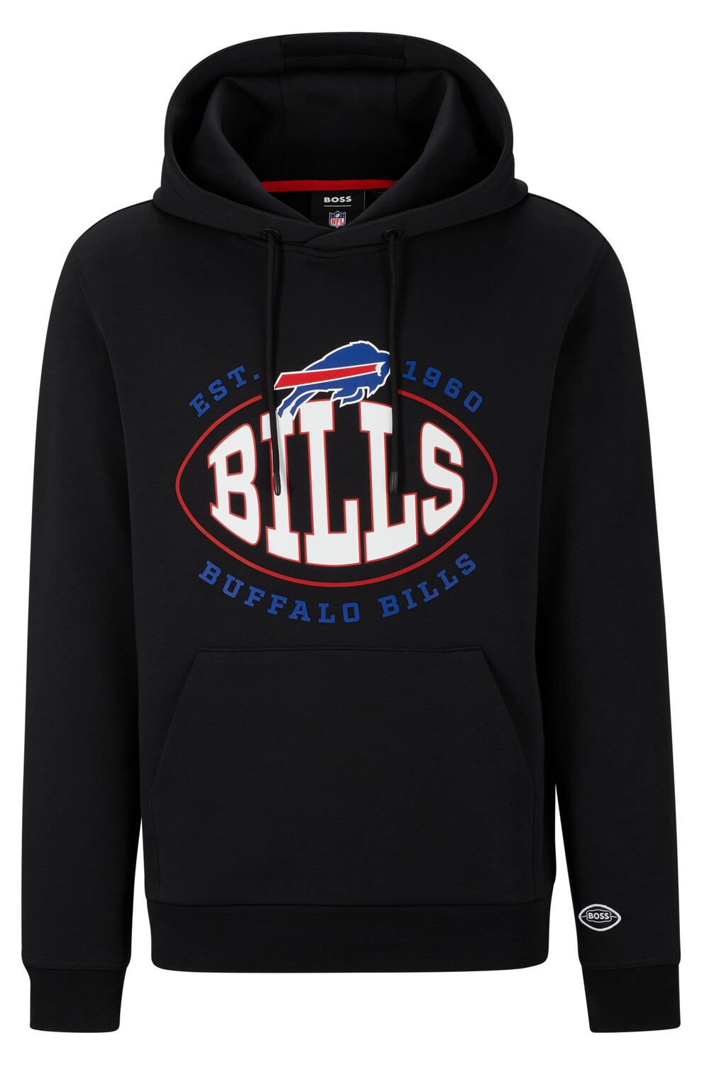 Толстовка Boss X Nfl Cotton-blend With Collaborative Branding, Bills