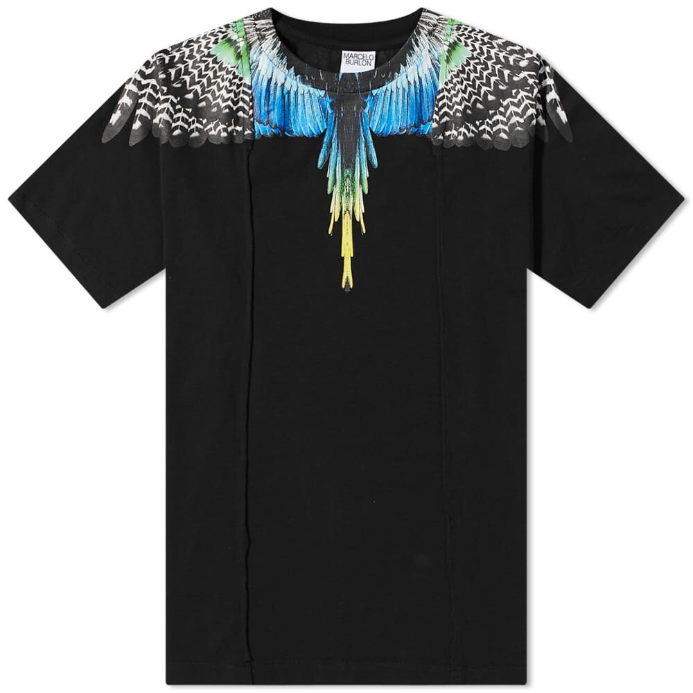 

Футболка Marcelo Burlon Patchwork Wings Regular Tee