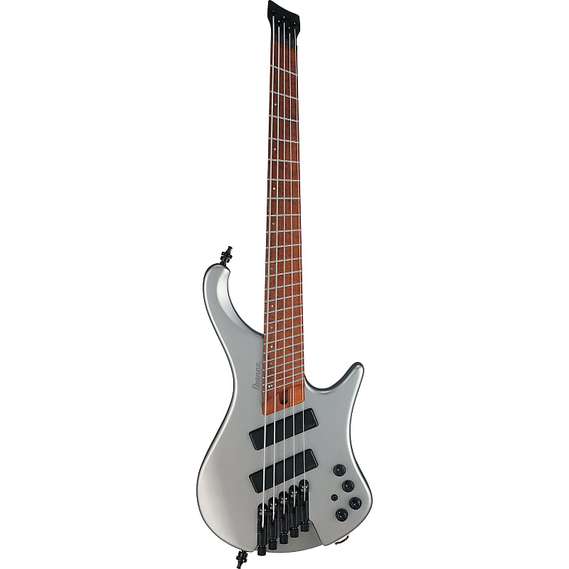 цена Ibanez EHB1005SMS EHB 5-струнная короткая мультимензурная бас-гитара, матовый серый металлик