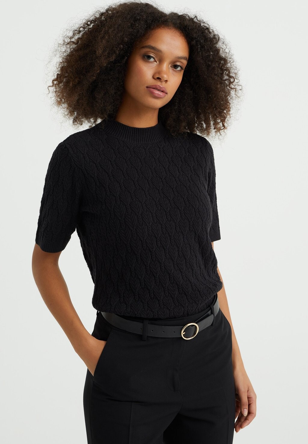 

Футболка базовая WE Fashion, цвет black