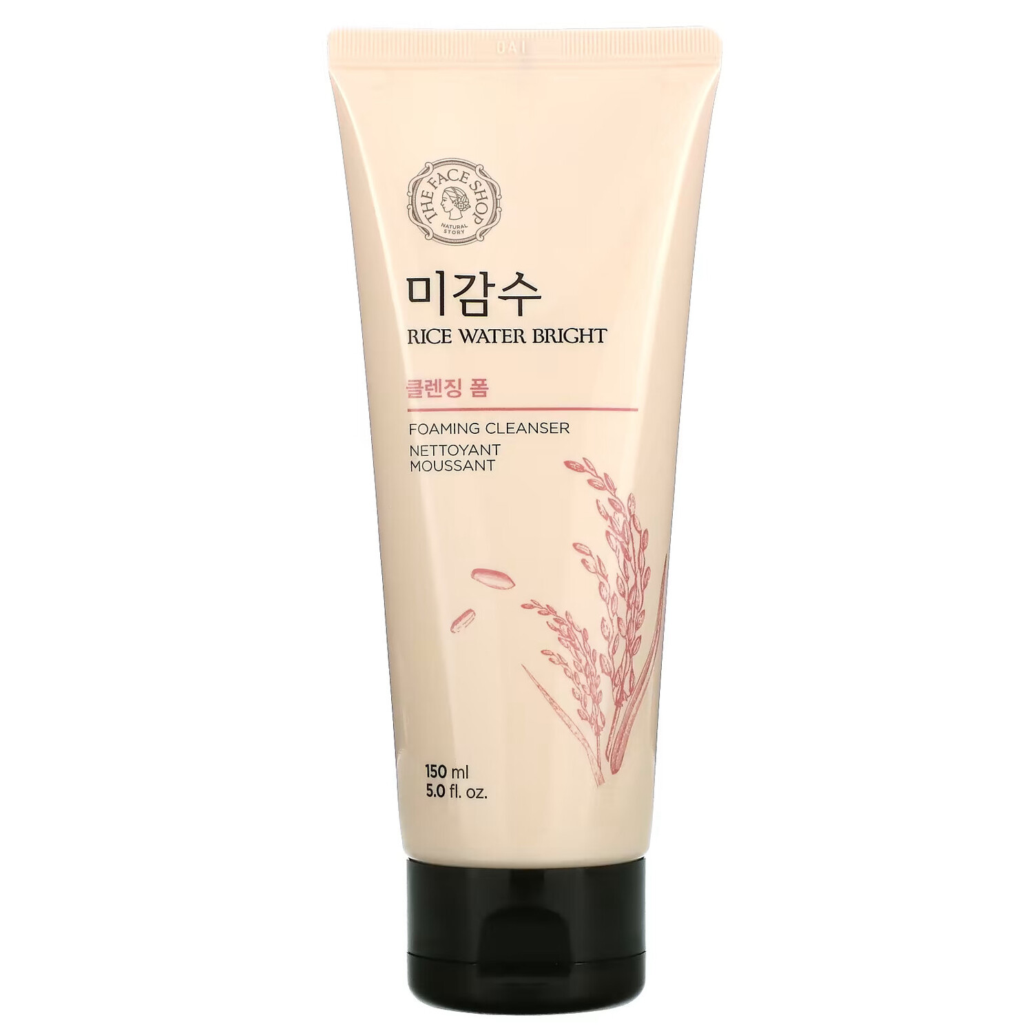 

The Face Shop, Яркая рисовая вода, пенящееся очищающее средство, 150 мл (5 жид. ун.)