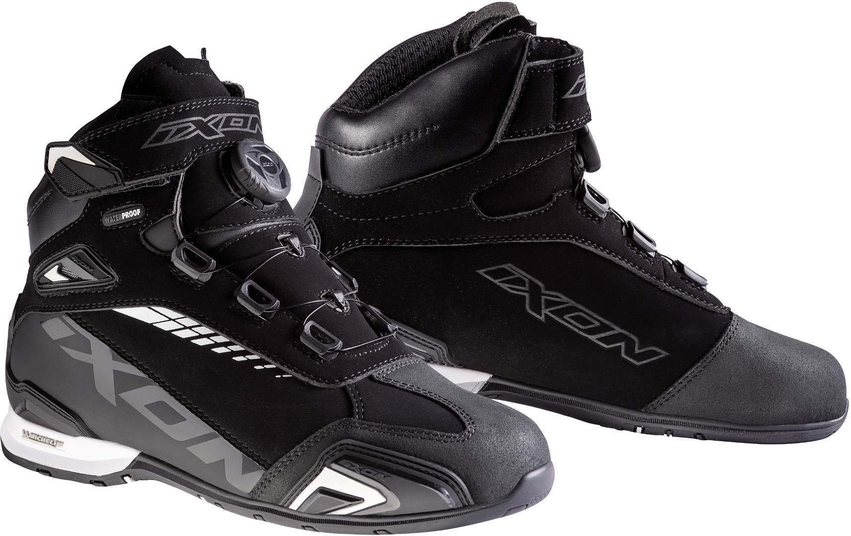 Обувь Ixon Bull WP L для женщин для мотоцикла, черно-белая