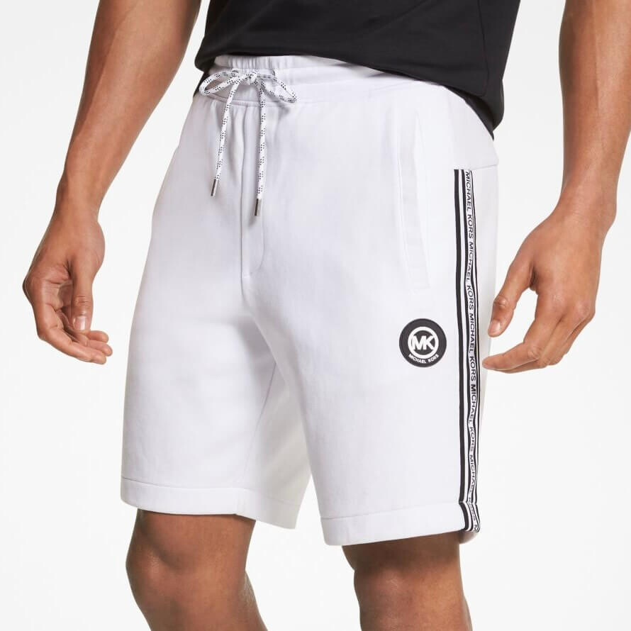 

Шорты Michael Kors Logo Tape Cotton Blend, белый