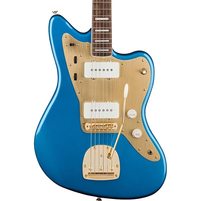 

Электрогитара Squier 40th Anniversary Jazzmaster, Laurel, Gold Edition, Lake Placid Blue