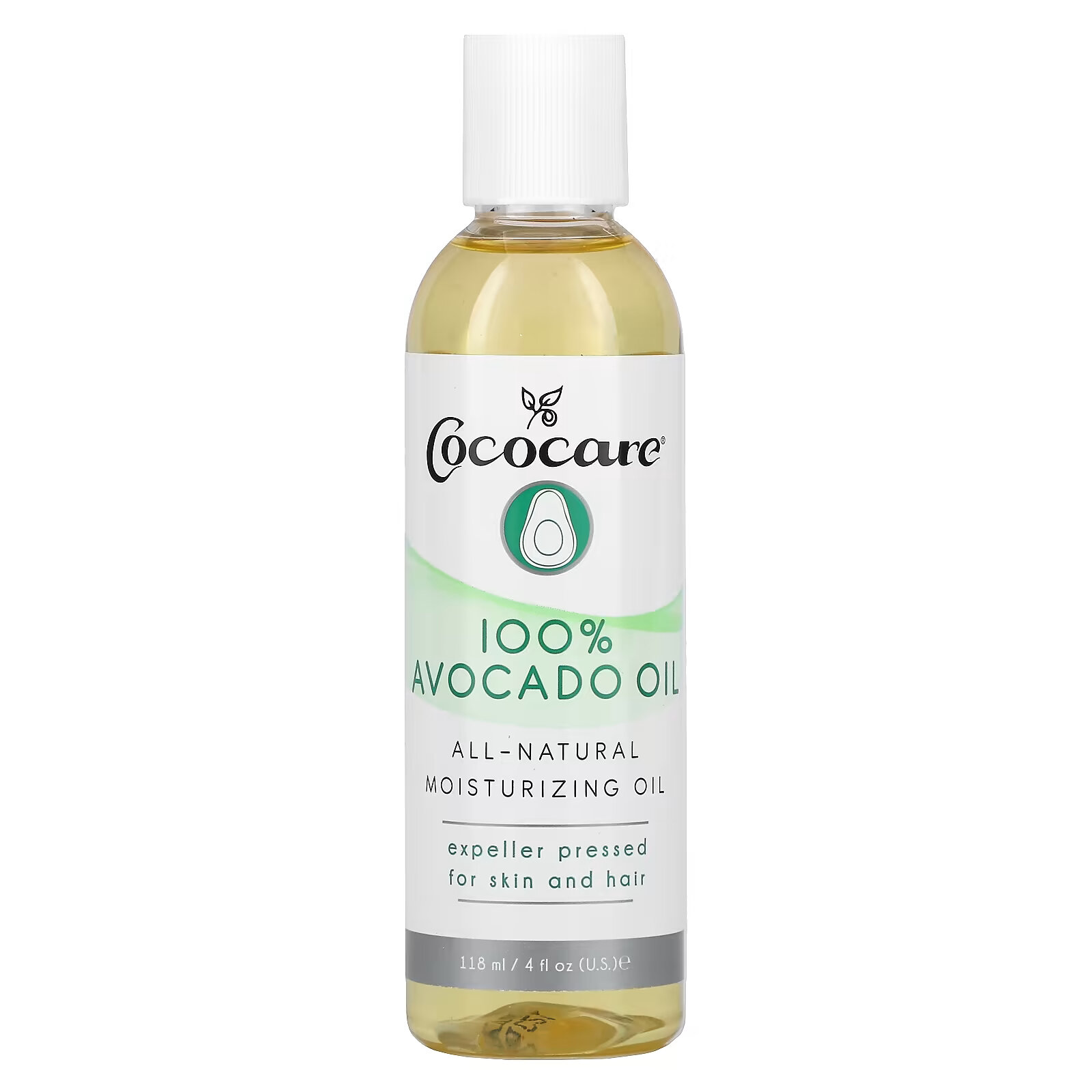Cococare, 100% масло авокадо, 118 мл (4 жидк. унции) cococare 100% натуральное миндальное масло 4 жидких унции 118 мл