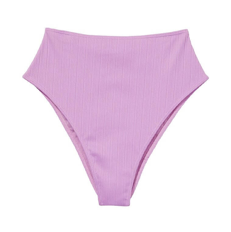 

Низ купальника Frankies Bikinis Annia High-waist Plissé, фиолетовый