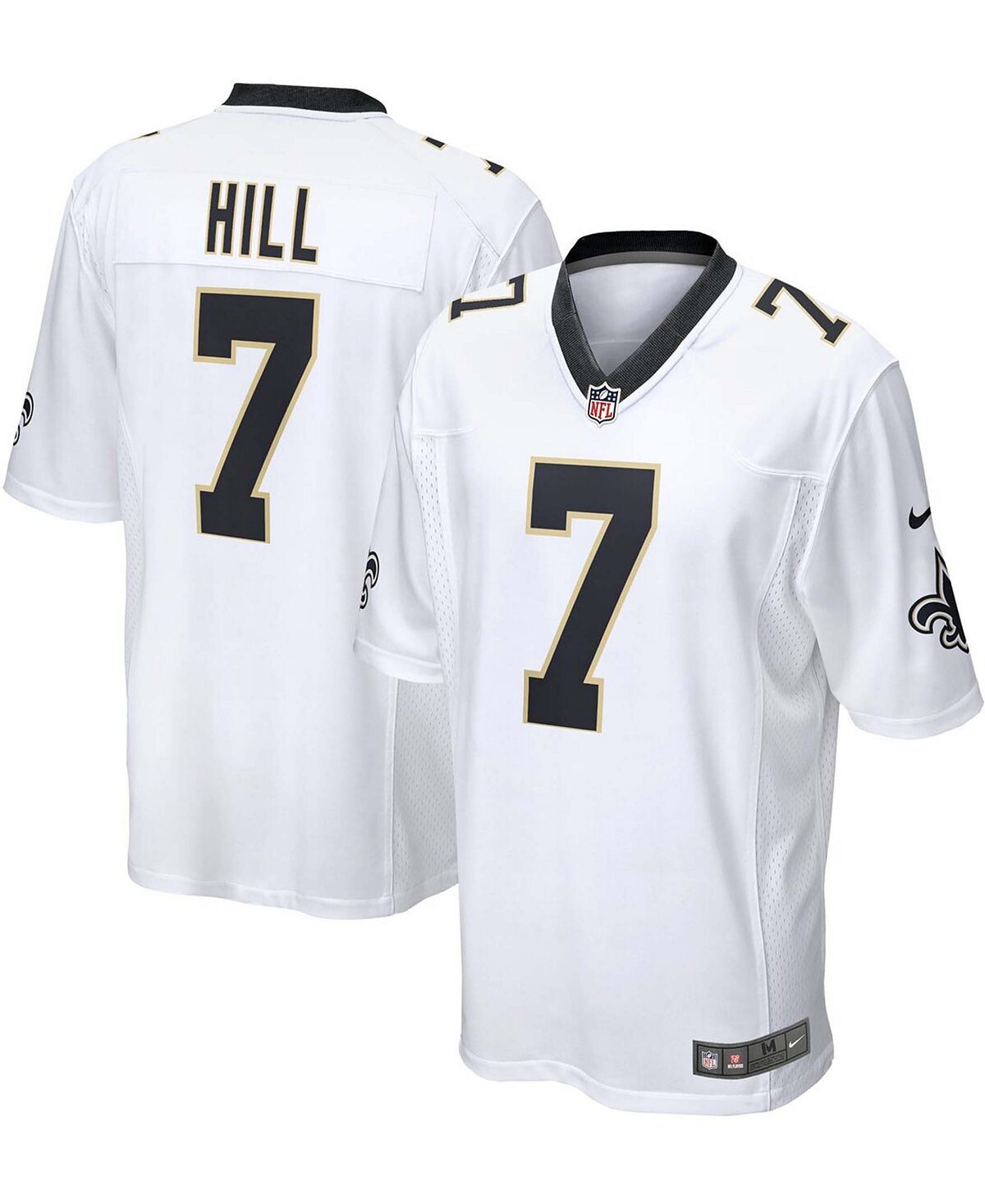 

Мужская футболка taysom hill white new orleans saints game jersey Nike, белый