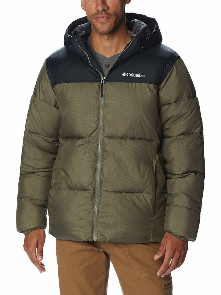 

Куртка Columbia Puffect, цвет khaki/schwarz