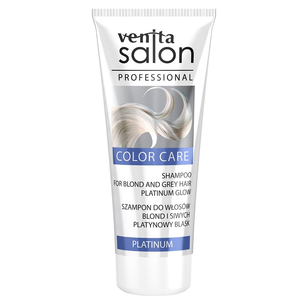Venita Шампунь Salon Professional Color Care для светлых и седых волос Platinium 200мл цена и фото