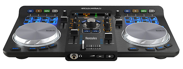 

Hercules DJ Универсальный DJ-контроллер DJ-контроллер с Bluetooth-подключением UNIVERSALDJ