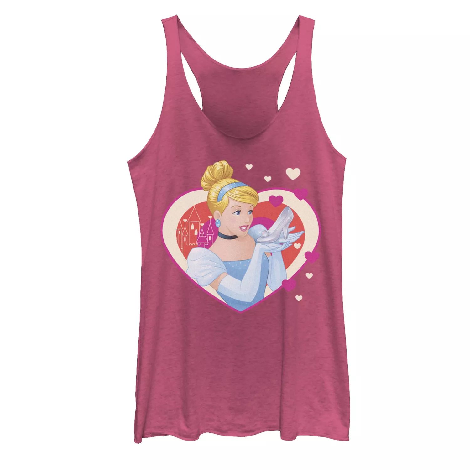 цена Майка с изображением блестящих сердечек Disney для юниоров «Золушка Валентина» Licensed Character