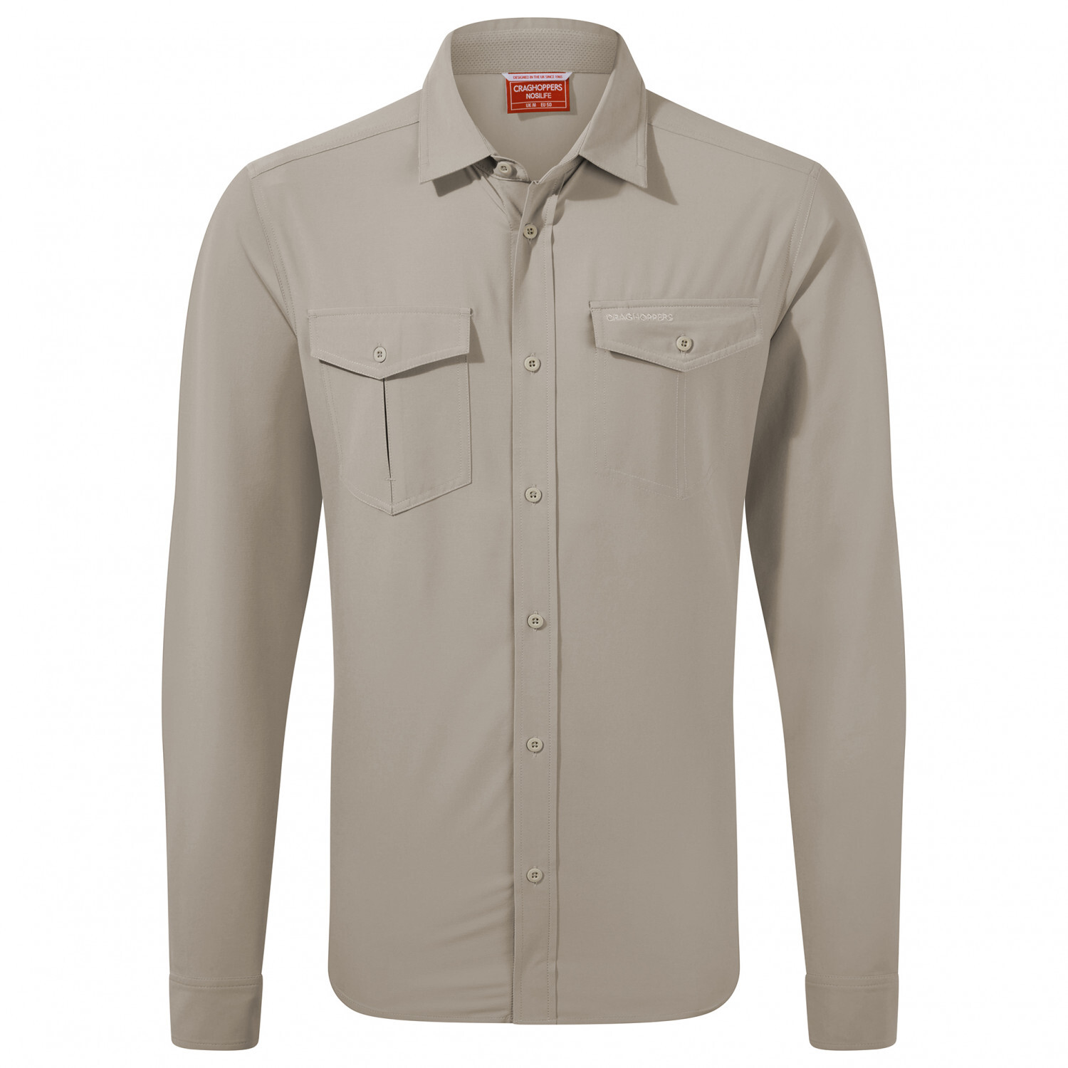 

Рубашка Craghoppers NosiLife Eiger L/S Shirt, цвет Parchment