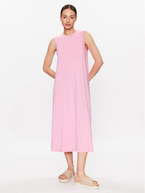 Летнее платье свободного кроя B.Young, розовый летнее платье свободного кроя inwear розовый
