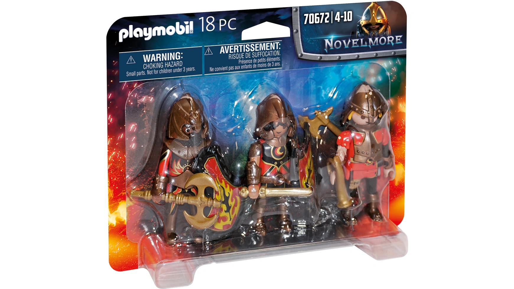 Novelmore набор из 3 игрушек burnham raiders Playmobil