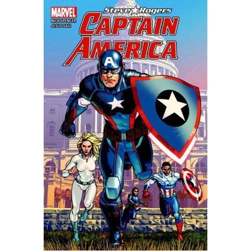 Книга Captain America: Steve Rogers Vol. 1 (Paperback) the avenger super hero cosplay captain america steve rogers figure light emitting