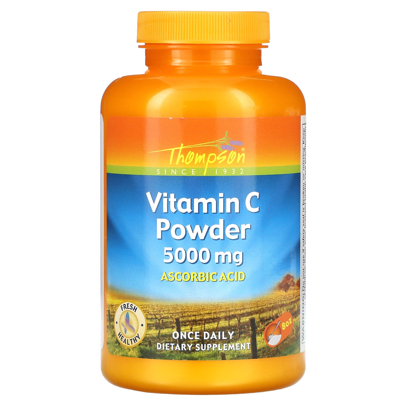 Thompson Vitamin C Powder 5,000 mg 8 oz.