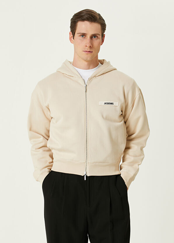 

Толстовка с капюшоном Jacquemus, бежевый