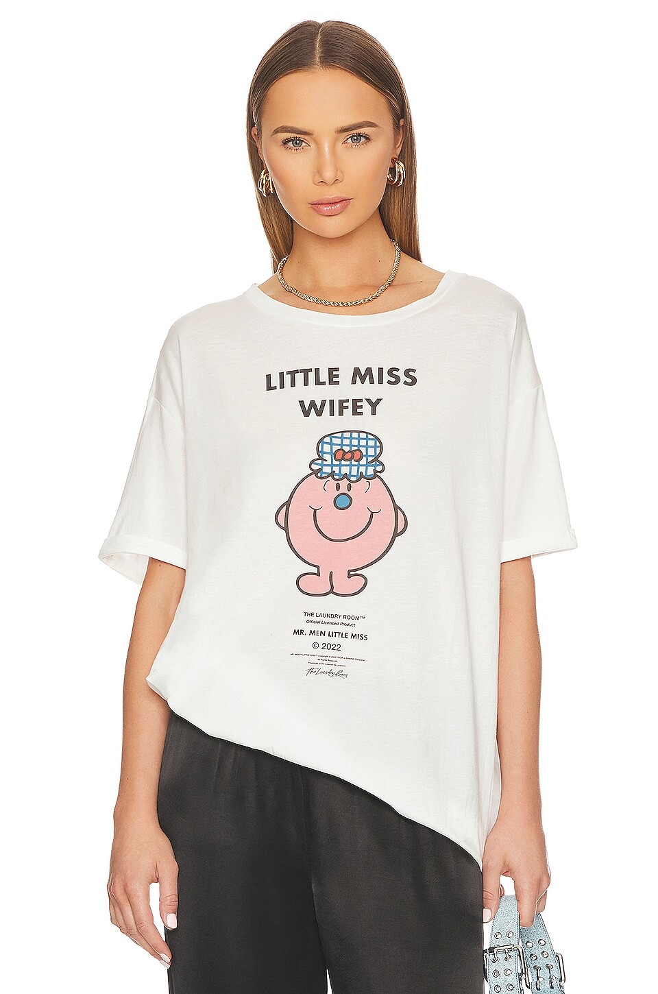 

Футболка The Laundry Room Little Miss Wifey Oversized, белый