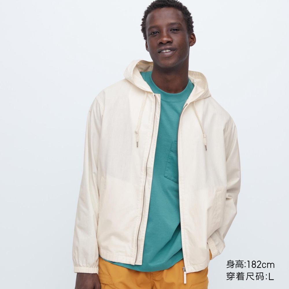 

Куртка с капюшоном унисекс Uniqlo, молочный