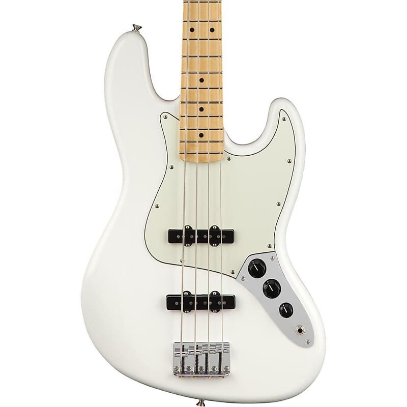 

Fender Player Jazz Bass - кленовый гриф - полярно-белый