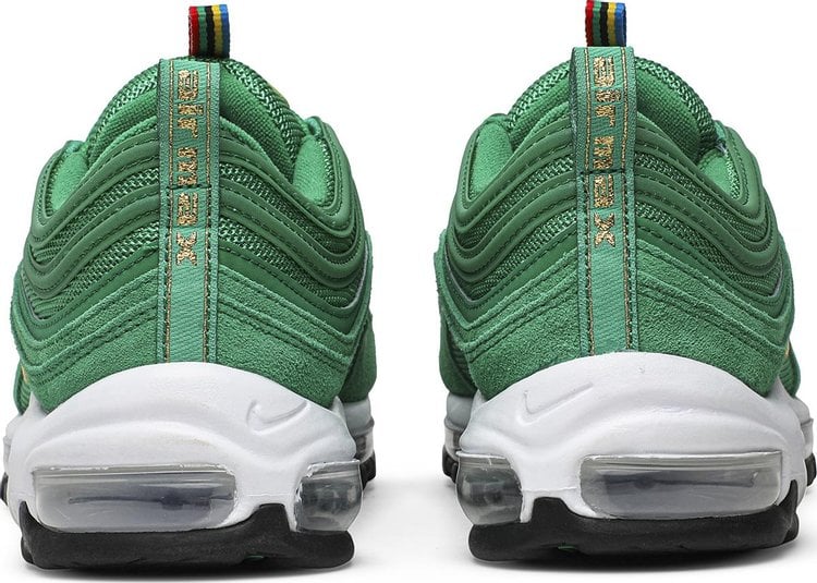 Green nike clearance 97s