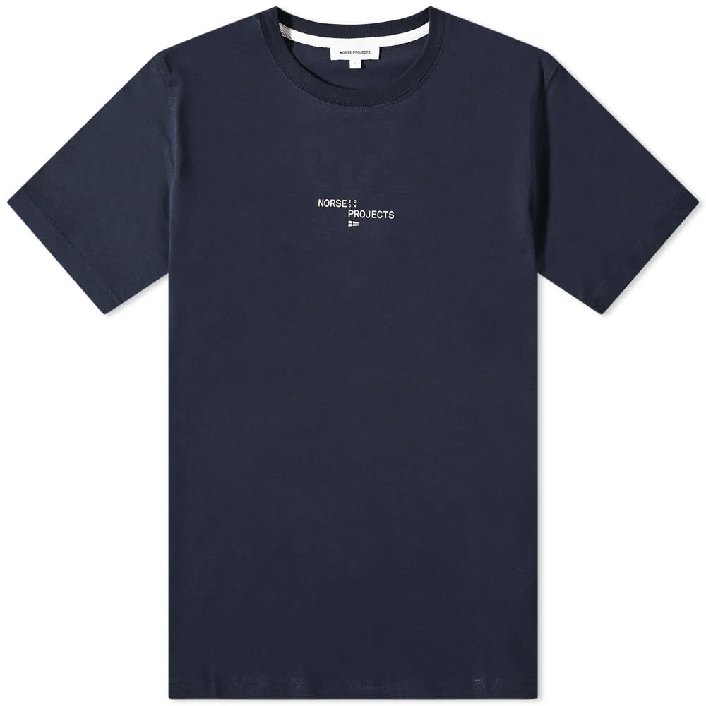 

Футболка Norse Projects Niels Nautical Logo Tee, Серый