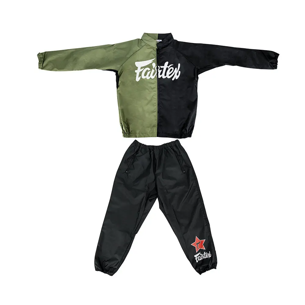 

Спортивный костюм Fairtex Vinyl VS5, размер M, черный/зеленый
