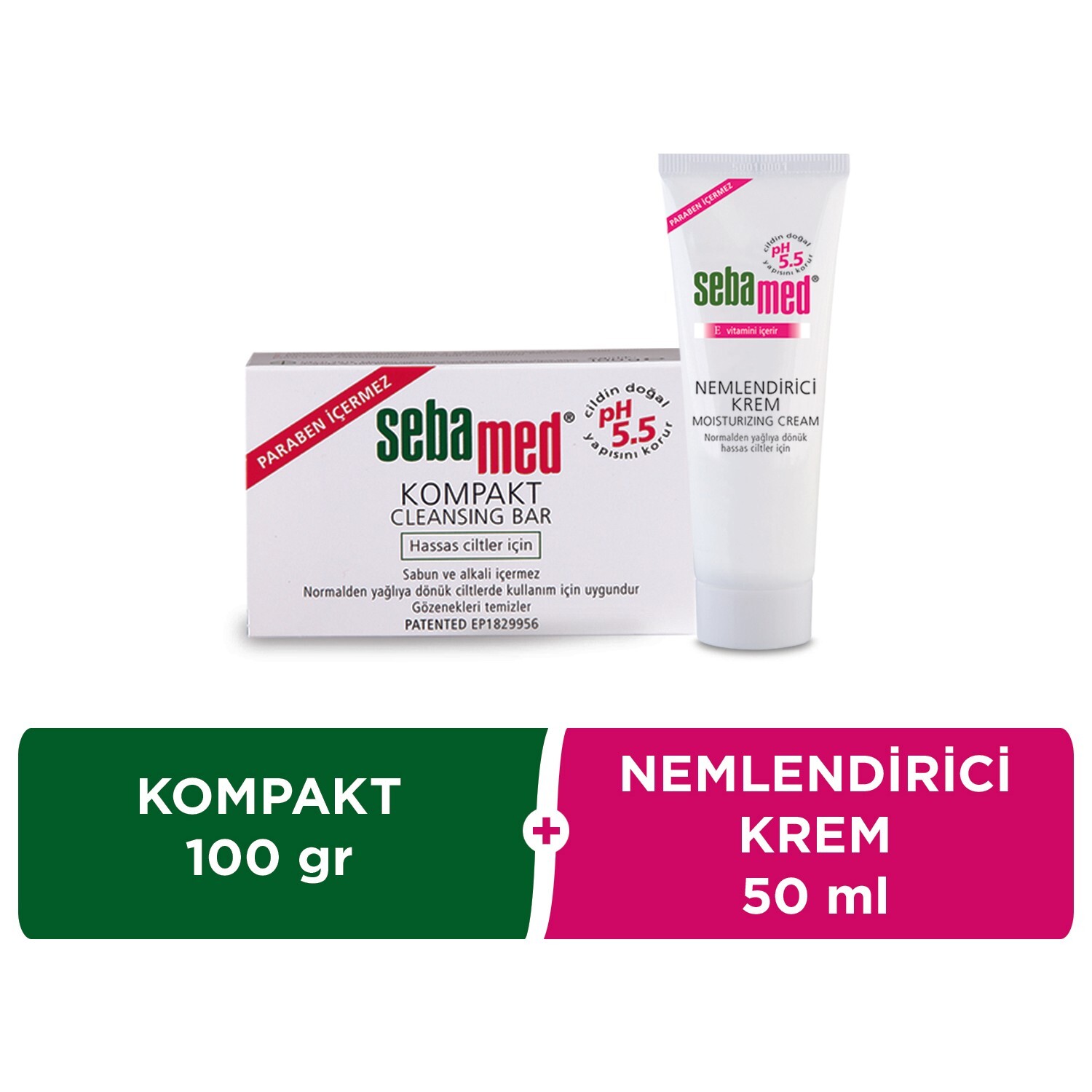 

Увлажняющий крем Sebamed Daily Care Set Compact, 50 мл