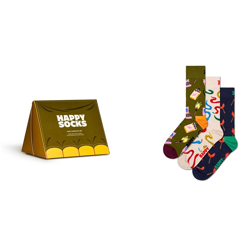 

Носки Happy Happy Campers Gift Set Half 3 шт, разноцветный