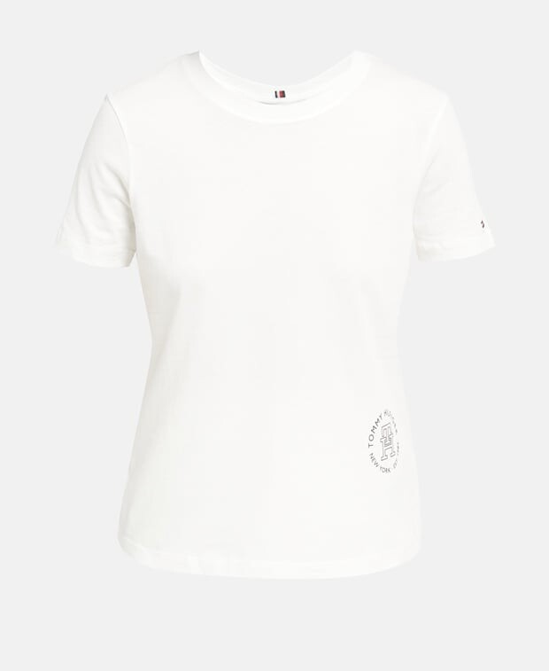 

Футболка Tommy Hilfiger, экрю