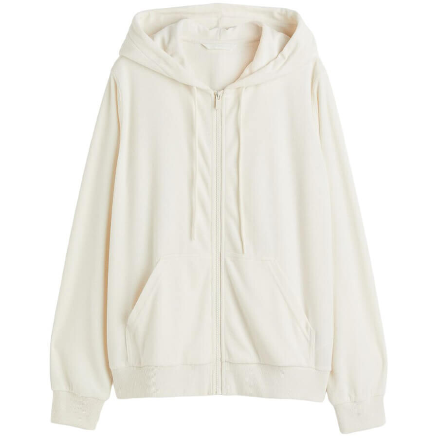 

Толстовка H&M Terry Hooded, кремовый