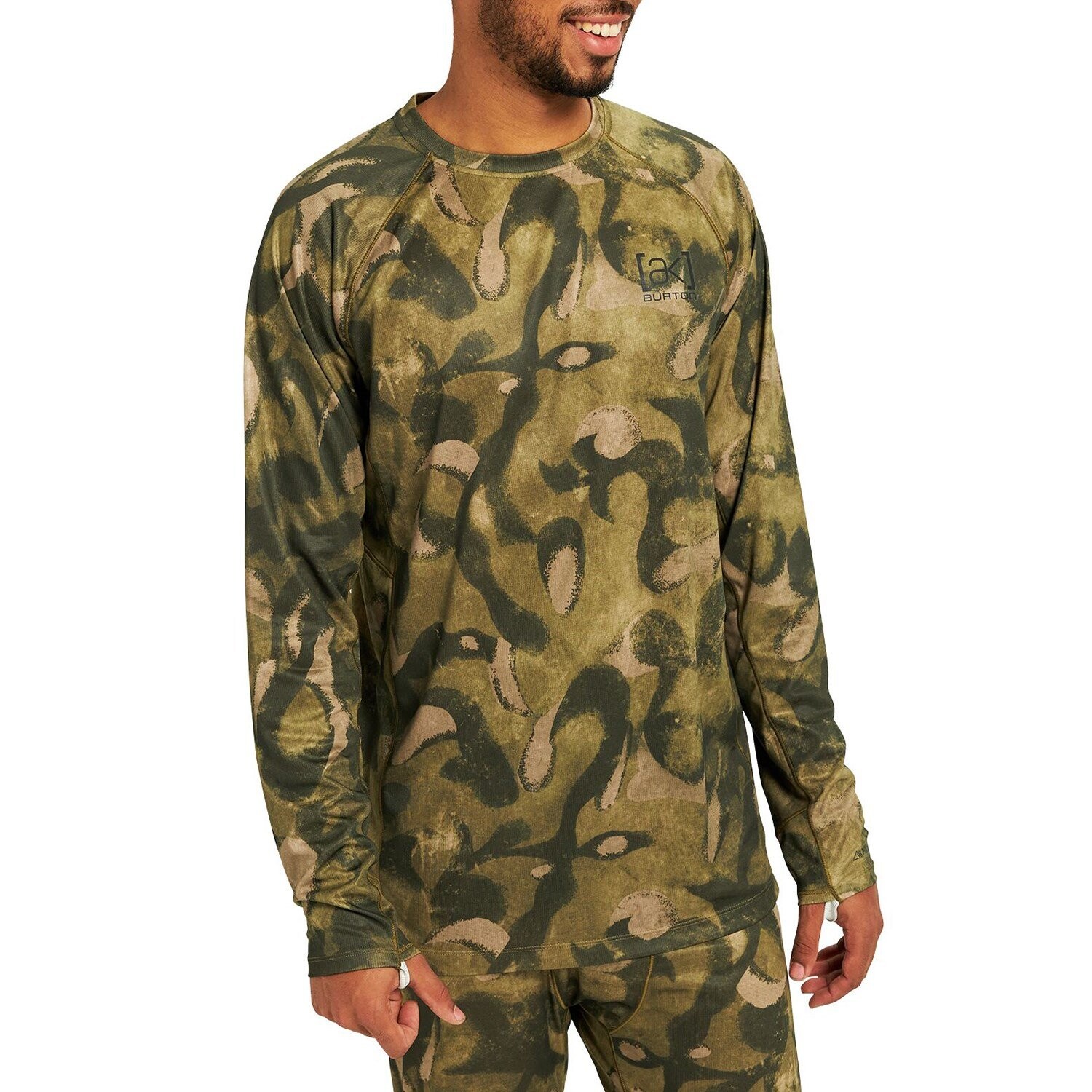 

Топ Burton AK Helium Power Grid Base Layer, камуфляжный