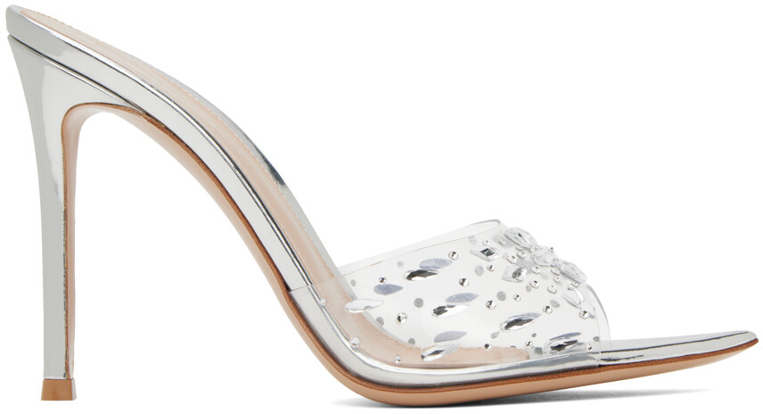 

Туфли без задника Silver Halley 105 на каблуке Gianvito Rossi