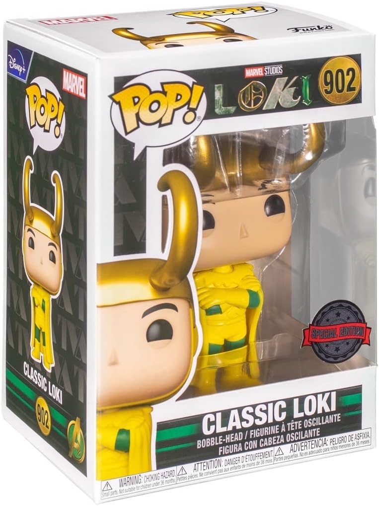 Фигурка Funko Pop! Marvel Classic Loki Vinyl Figure - BoxLunch Exclusive фигурка подвижная funko pop vinyl figure villainous valentines lion 59533