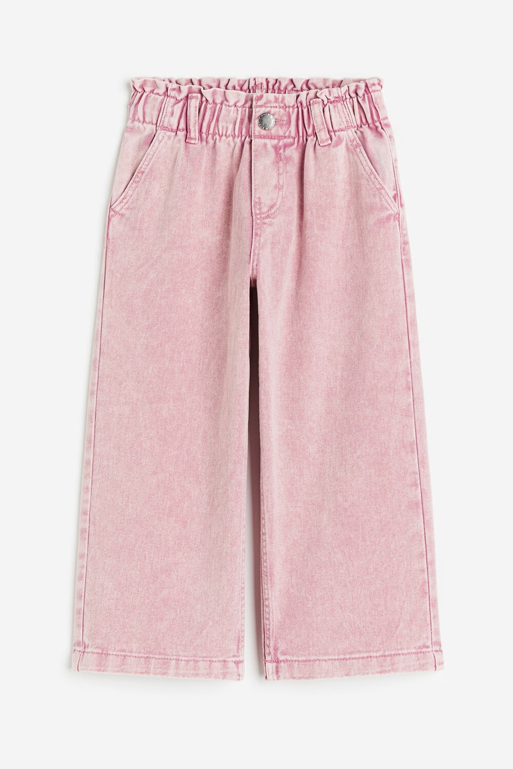 

Джинсы H&M Kids Wide Leg Paper-bag, розовый