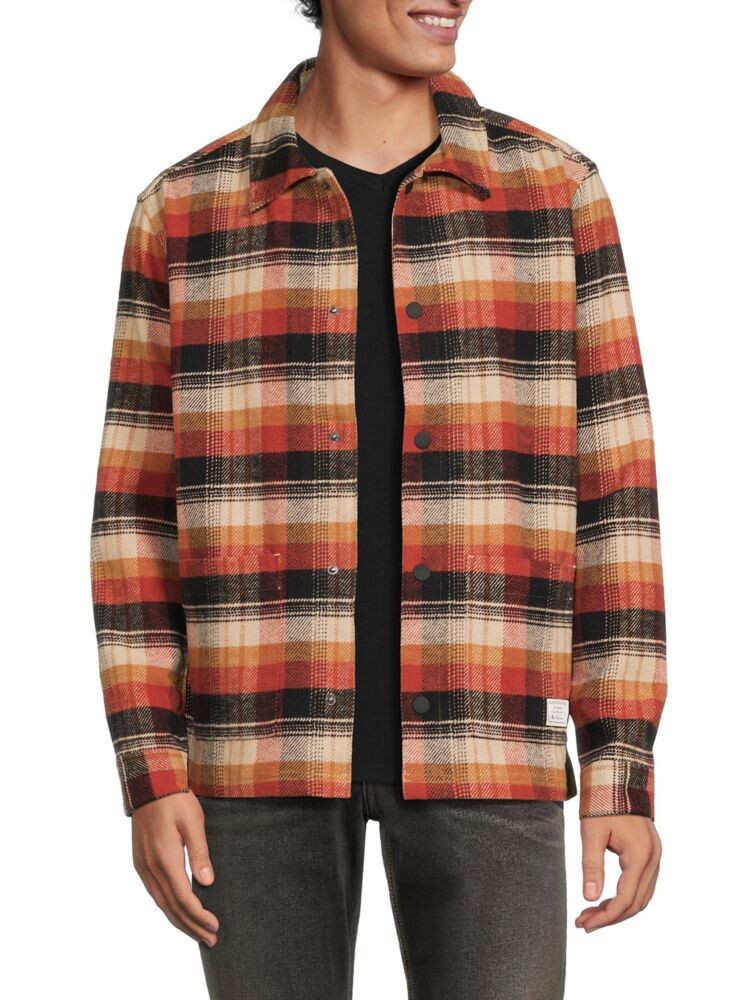 

Куртка-рубашка в клетку Ben Sherman, оранжевый