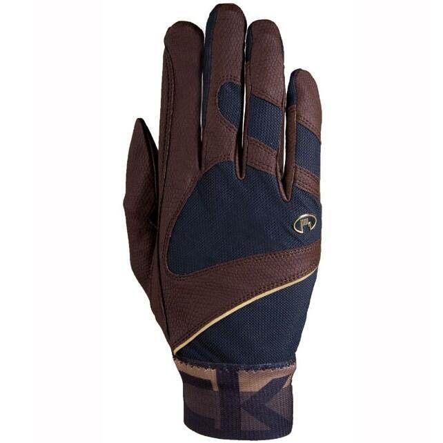 защитные противоскользящие перчатки для верховой езды Перчатки для верховой езды Milton Roeckl, коричневый