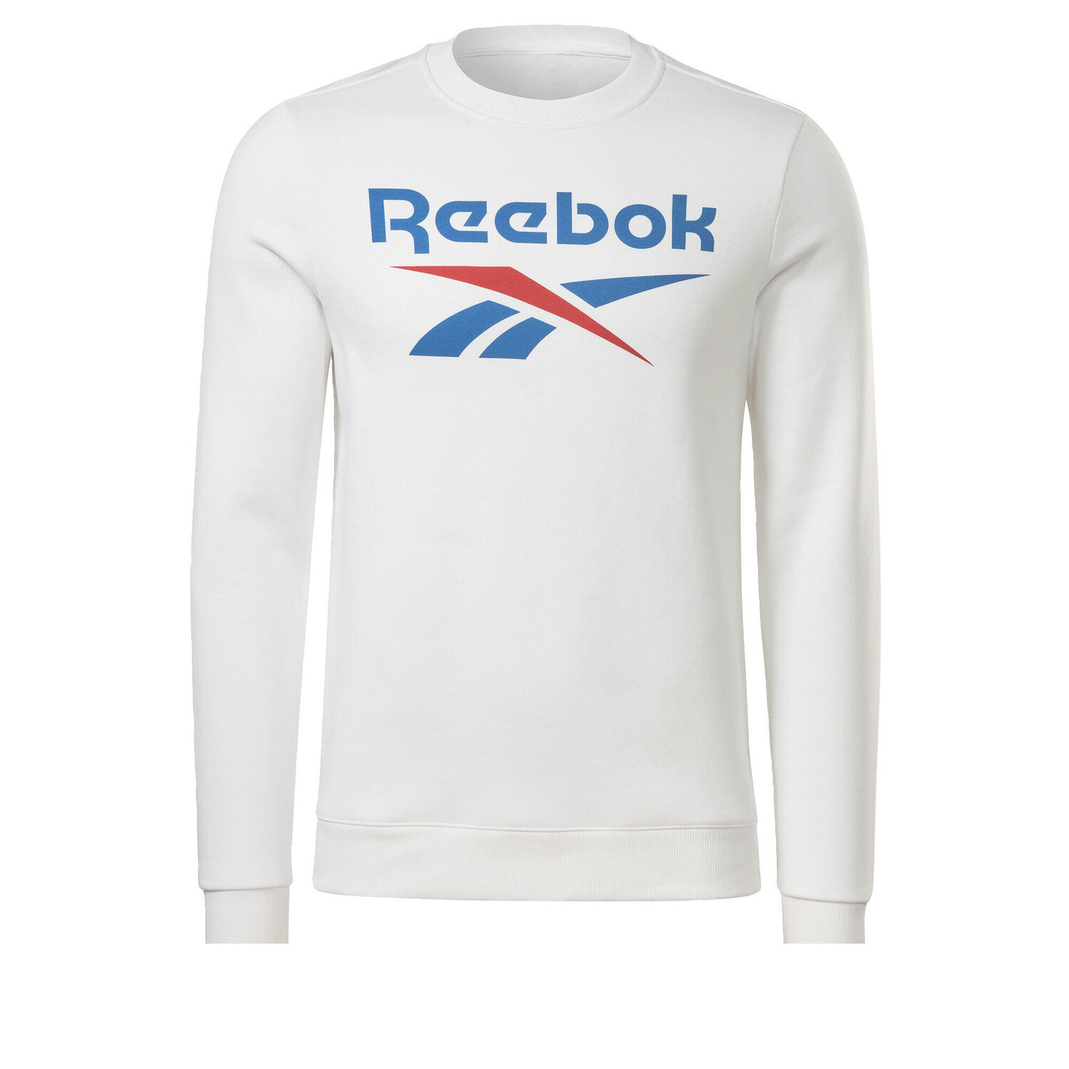 

Толстовка Reebok Identity Fleece с круглым вырезом и логотипом, белый
