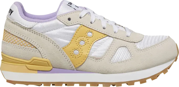 

Кроссовки Saucony Shadow Original Big Kid White Gold, белый