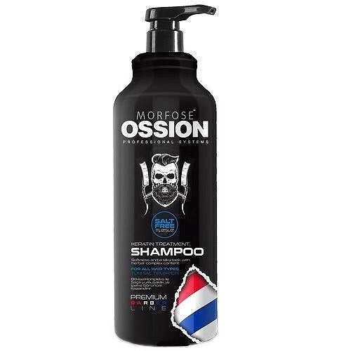 

Morfose Шампунь Ossion Premium Barber Keratin Treatment Shampoo для всех типов волос без соли 1000мл