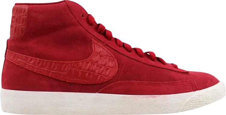 Nike blazer mid 77 red suede sale