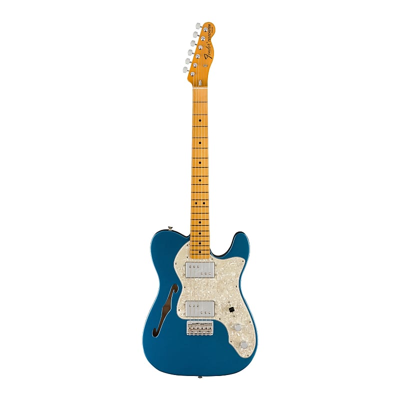 6-струнная тонкая электрическая гитара Fender American Vintage II 1972 Telecaster (правша, синий Лейк-Плэсид) Fender American Vintage II 1972 Telecaster 6-String Electric Guitar (Blue) цена и фото