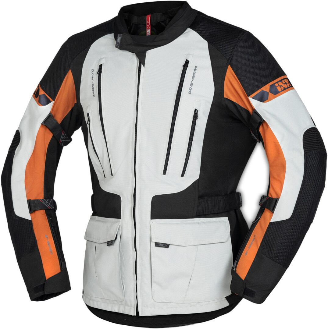 Куртка IXS Lennik-ST для мотоцикла Текстильная, черно-серая