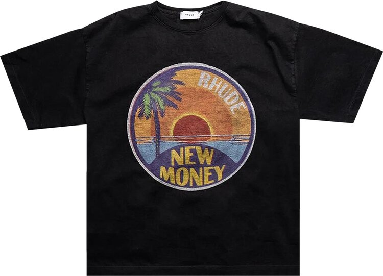 

Футболка Rhude Sunset T-Shirt 'Vintage Black', черный